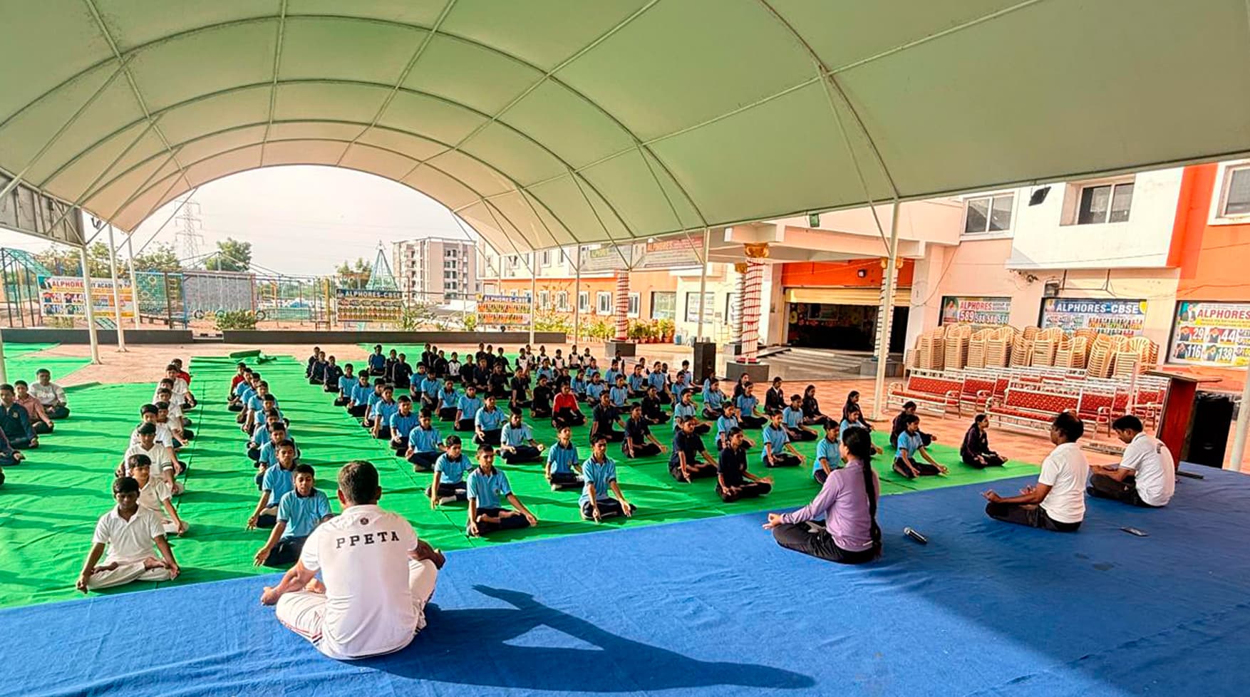 Yoga assembly